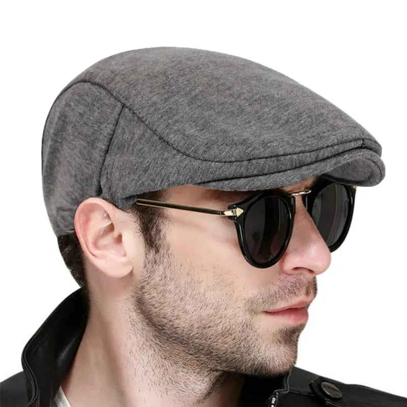 2025 nouvelle mode couleur unie béret hommes femmes chaud sauvage chapeau printemps et automne coton bérets hip hop chapeaux casquette