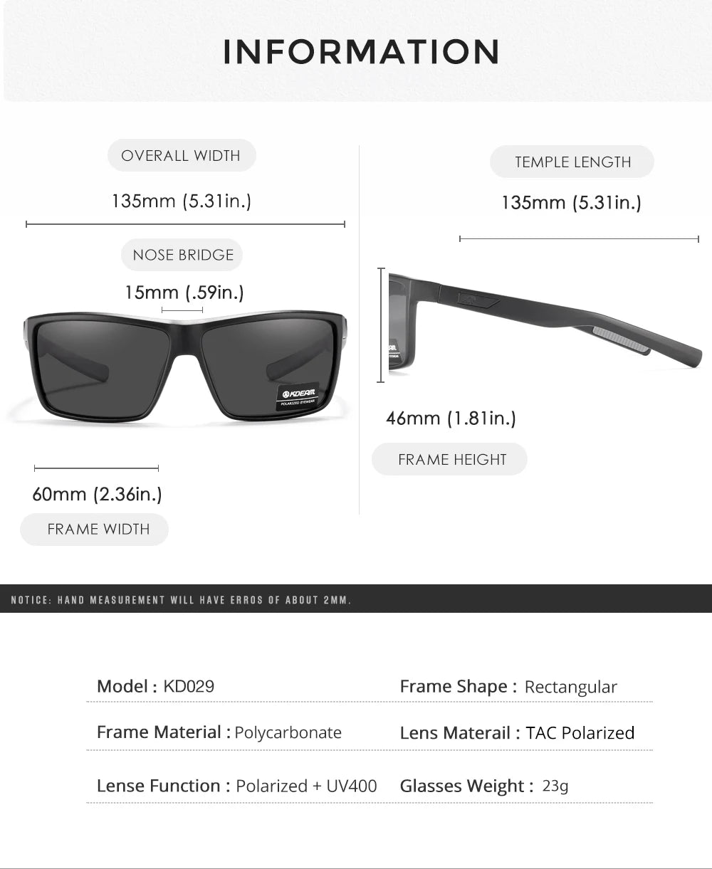 Lunettes de soleil résistantes aux rayures — verres polarisés, protection UV400, sport et loisirs