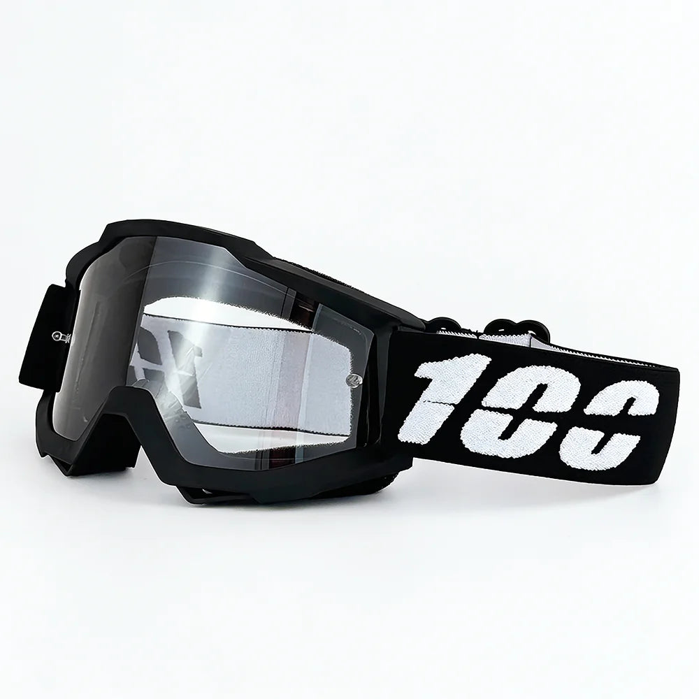 Lunettes de moto 100 MX, lunettes de motocross, lunettes de soleil tout-terrain pour homme, masque MTB ATV, protection coupe-vent, cyclisme, course