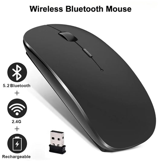 Ratón inalámbrico universal compatible con Bluetooth, silencioso, para ordenador de juego, portátil, para Lenovo, ordenador portátil, tableta