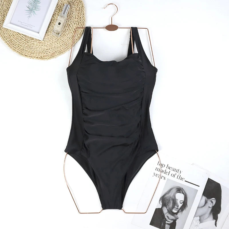Maillot de bain une pièce Sexy pour femmes, Push Up, grande taille, contrôle du ventre, Monokini, vêtements de plage, Vintage, 2024