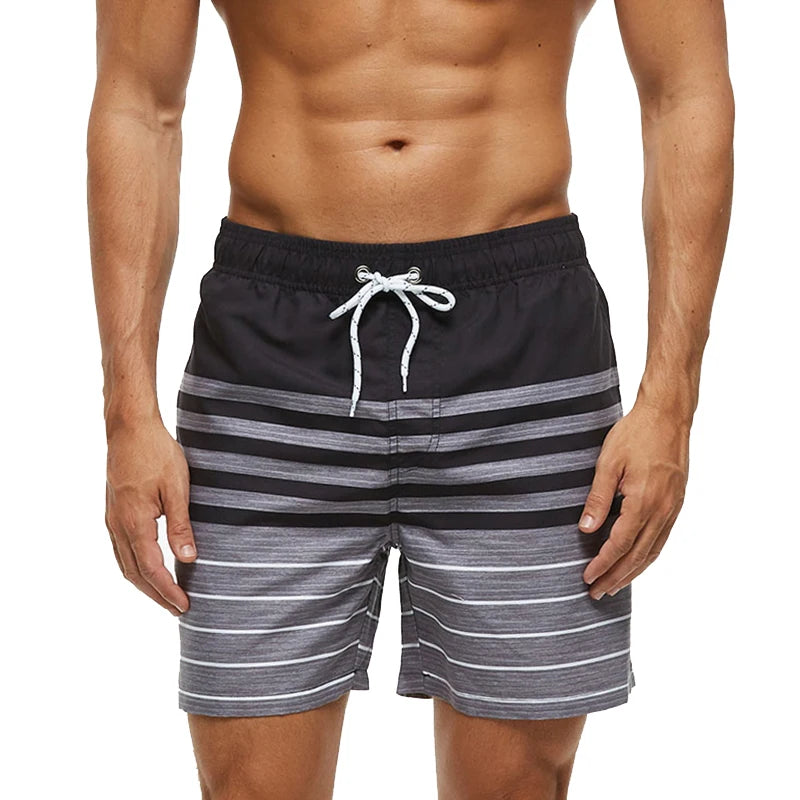 DATIFER été hommes plage impression Shorts maillots de surf Fitness entraînement troncs vêtements de sport pour hommes avec poches pantalons