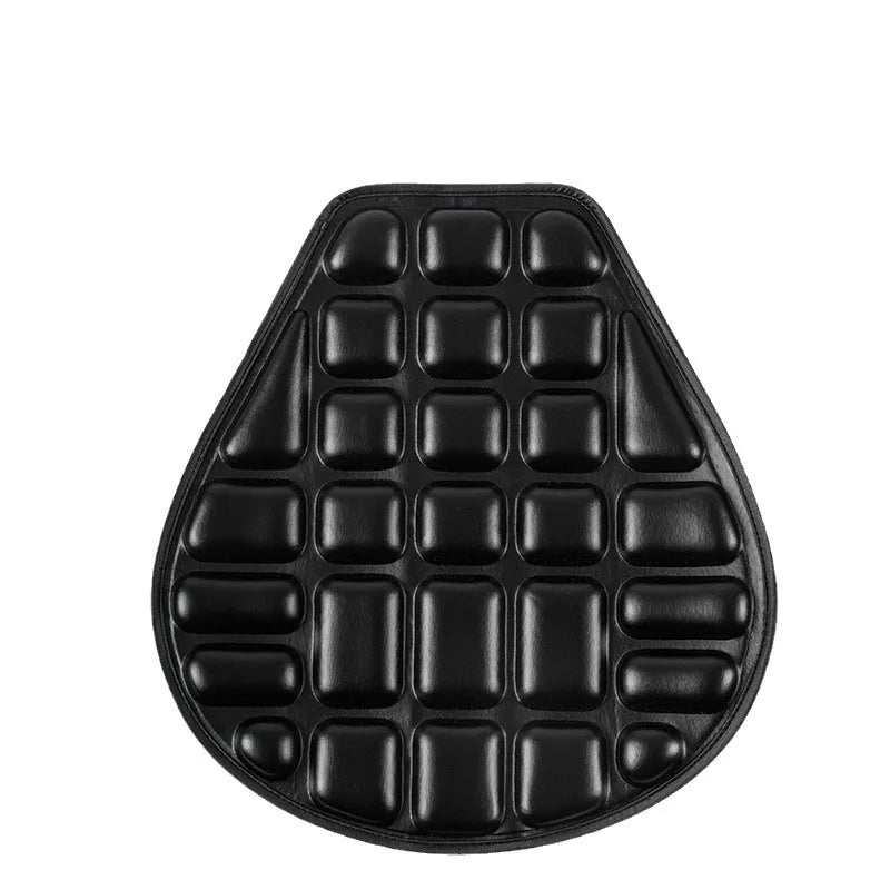 3D Black Foam Motorcycle Seat Cushion, Soft, Comfortable, and Breathable, EVA Seat Covers, Mat, Electric Bike Accessories
