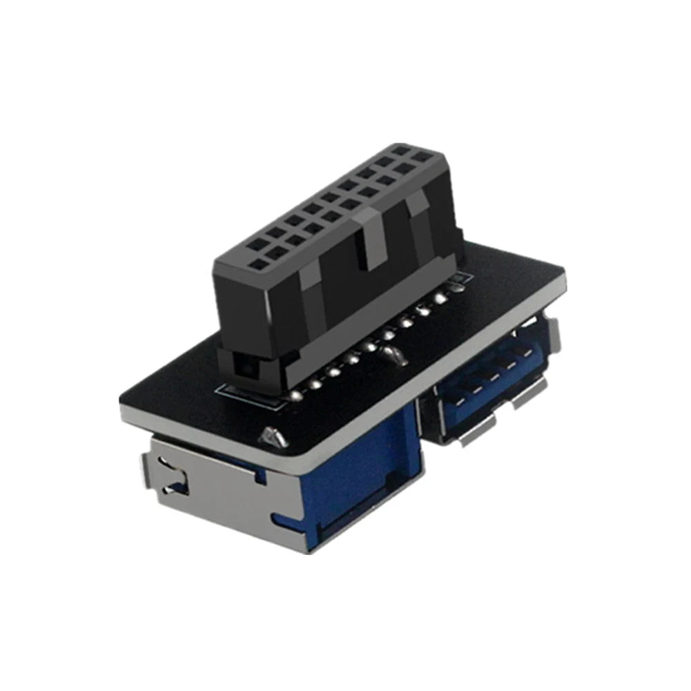 RGEconvex-Adaptateur de carte mère USB 3.0 femelle, convertisseur de carte mère, prise de bain, 19PIN, 20Pin, touriste