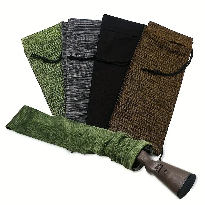 Chaussette en polyester traitée au silicone pour fusil de chasse, housse de protection, sac de pêche, étui, manchon de tir, le plus récent