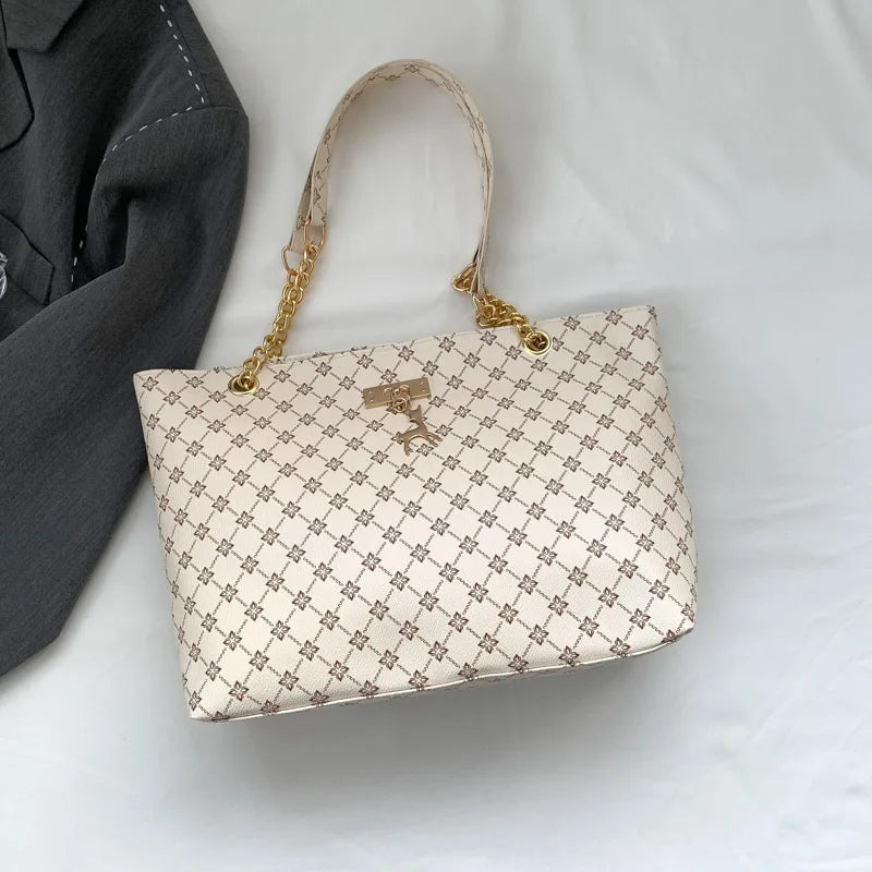 Sac Fourre-Tout Cuir Souple Femme — Grande Capacité Bandoulière Accessoires