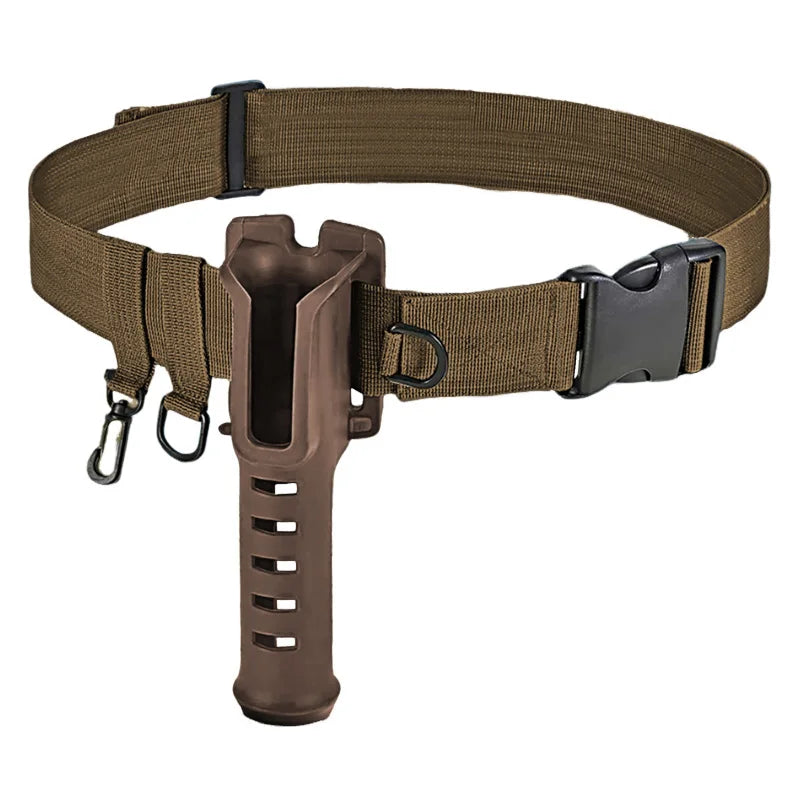 Ceinture de pataugeoire de pêche, support de canne à pêche réglable, ceinture de taille pour filature et coulée, accessoires d'équipement de pêche à la mouche