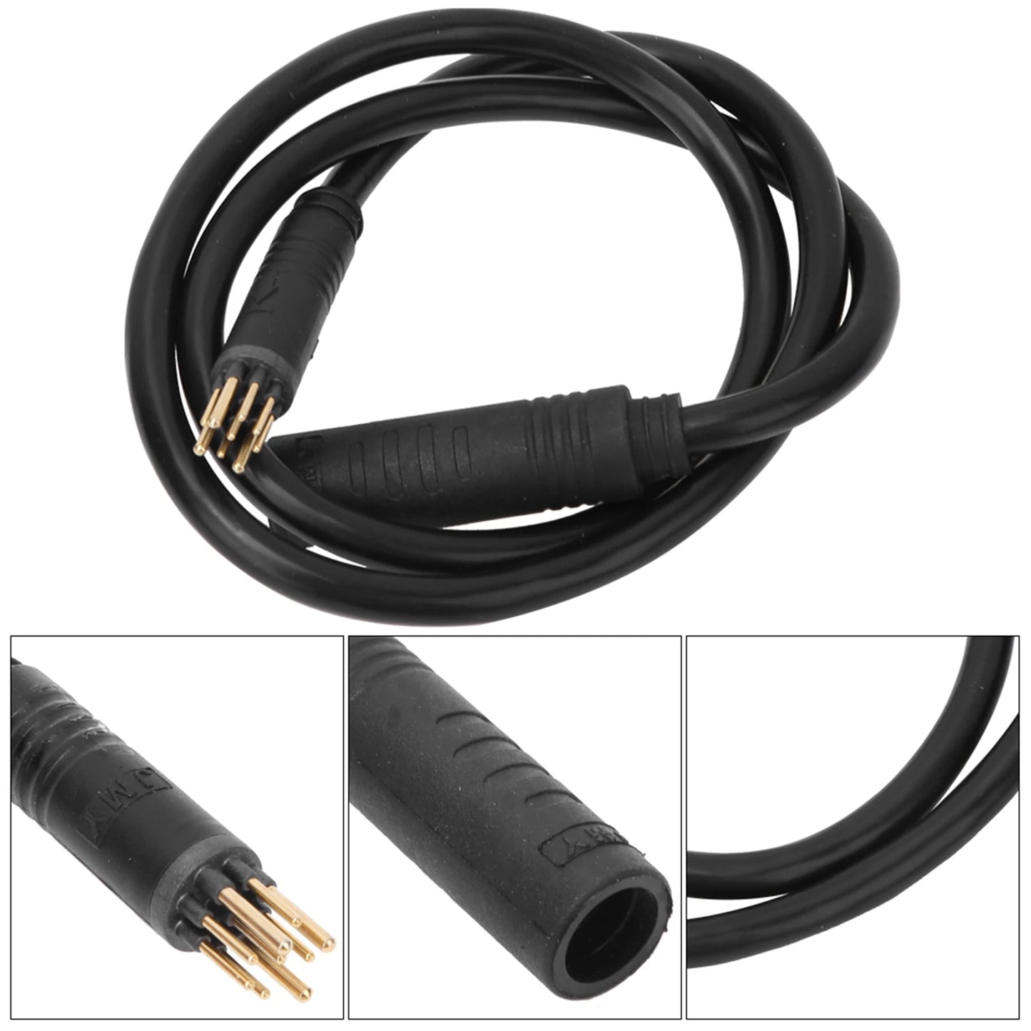 E-bike Wheel Motor Extension Cable, 9-Pin, Female to Male, E-bike Accessory