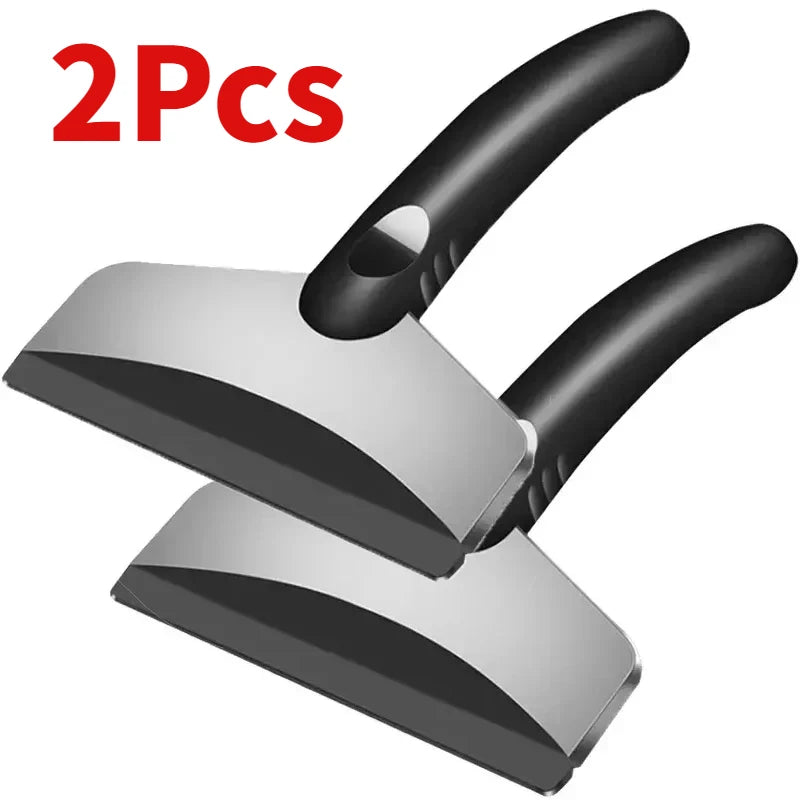 2Pcs Multifunction Car Snow Shovel, Winter Windshield De-icing Ice Scraper, Glass Snow Removal Tools, Auto Accessories