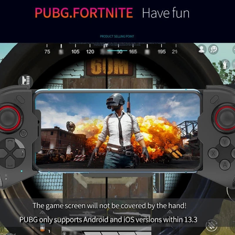 Gamepad for iPhone Android mobile phone control Bluetooth controller trigger Pubg Mobile Joystick game Smartphone Mando game Pad