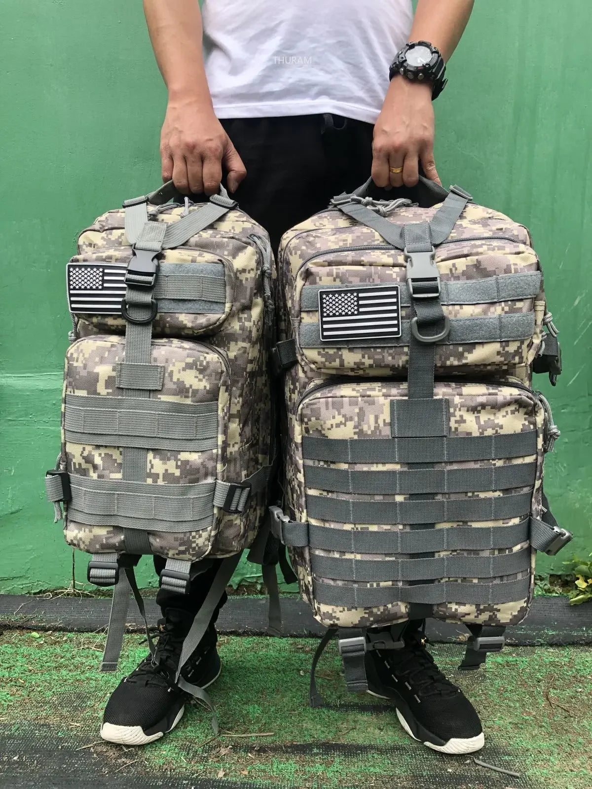 25L/50L robuste en Nylon imperméable à l'eau tactique sport Trekking pêche chasse Camping randonnée sac à dos sacs à dos en plein air
