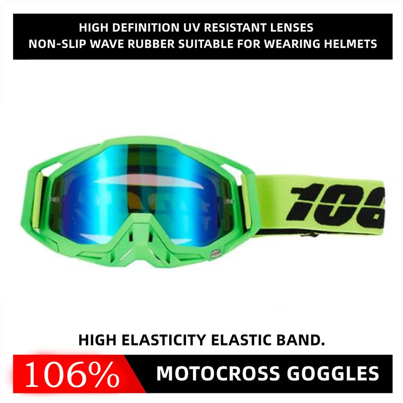 Motocross goggles, windproof and unbreakable glasses for ATV, UTV and off-road sports
