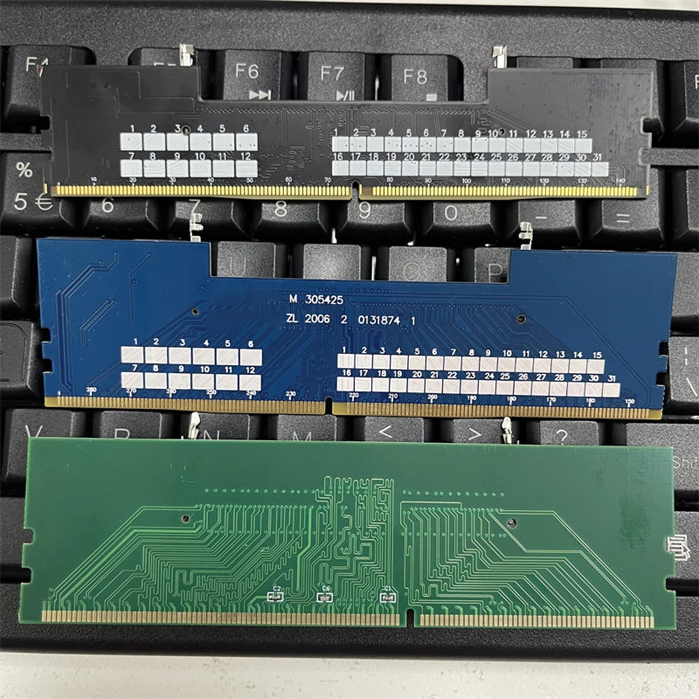 Ordinateur portable vers ordinateur de bureau SO-DIMM vers PC carte DIMM DDR3 DDR4 DDR5 mémoire RAM adaptateur de mémoire ordinateur portable de jeu RAM connecteur carte mémoire bâton