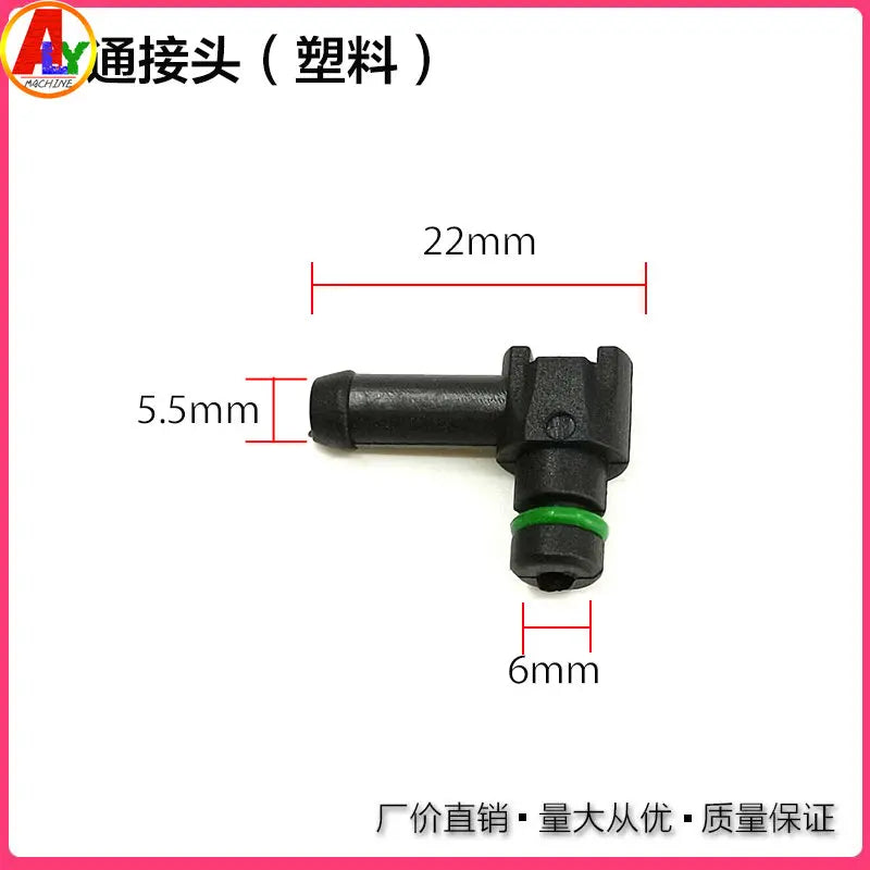 Tuyau de retour d'injecteur moteur diesel — connecteur huile de fuite type T/L, pièce de rechange