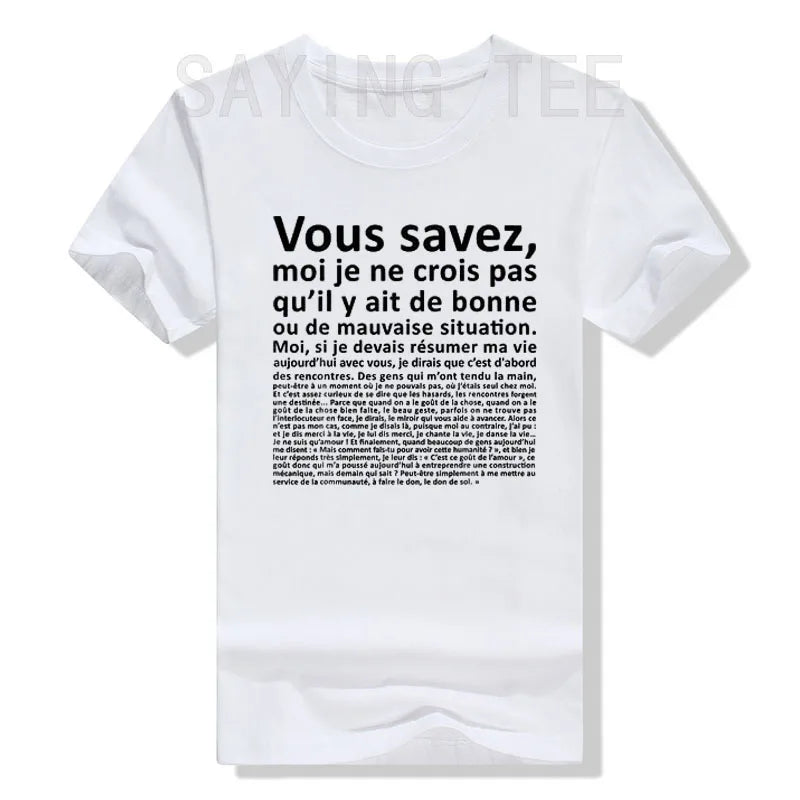 SABES Camiseta Clásica con Letras Impresas, Monólogos de Otis, Humorística, Gráfica, Regalos