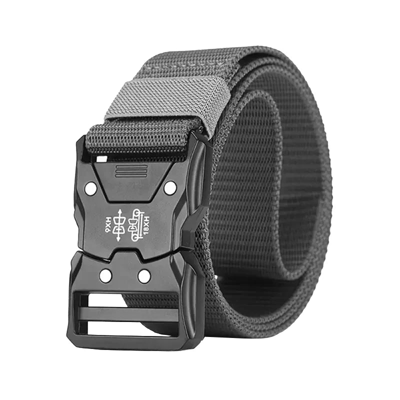 Ceinture militaire pour hommes, chasse en plein air, tactique, alpinisme en plein air, multifonctionnelle, tactique, toile de Nylon tissée, ceinture de pantalon