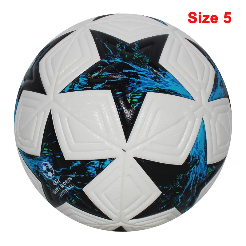 Ballon de Football Taille Officielle 4/5 PU — Sans Couture Match Extérieur
