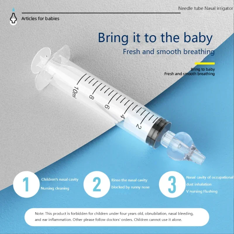 Rhinite irrigateur Nasal lavage pour enfants Silicone bébé aspirateur Nasal seringue bébé nez nettoyant enfants laveuse nasale réutilisable