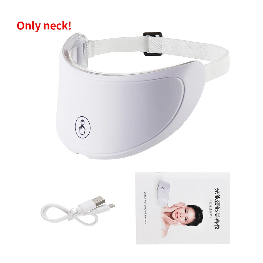 Machine de Beauté Visage Sans Fil — Masque Photons 7 Couleurs LED Raffermissement