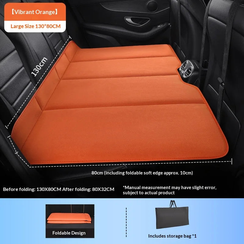 Matelas de voiture, lit de voyage, matelas pneumatique portable, siège arrière, camping, voyage en voiture, convient aux SUV, berlines, camions, pompe électrique, camping, coche