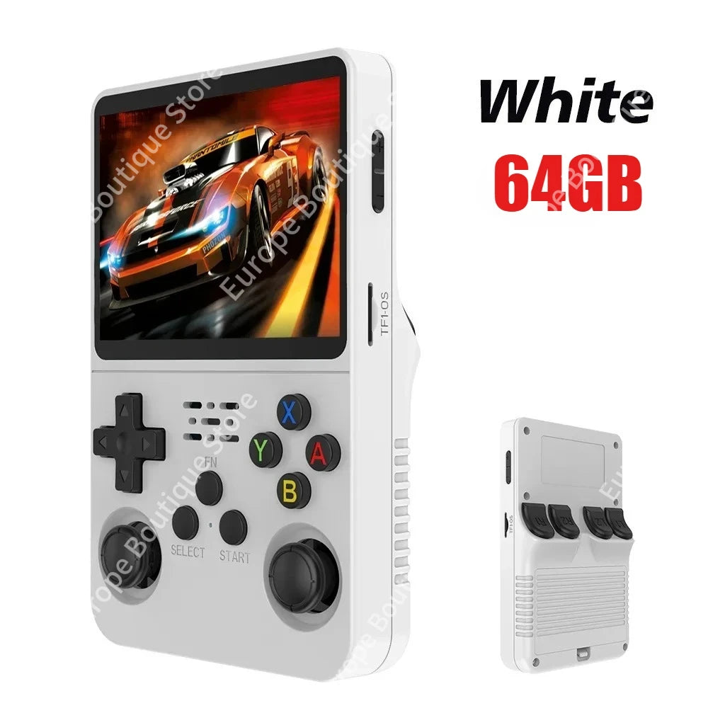 R36S Portable Game Console, 20000+ Games, 64/128GB, Retro Game Emulators, 3.5-inch IPS Screen, Support, Wholesale