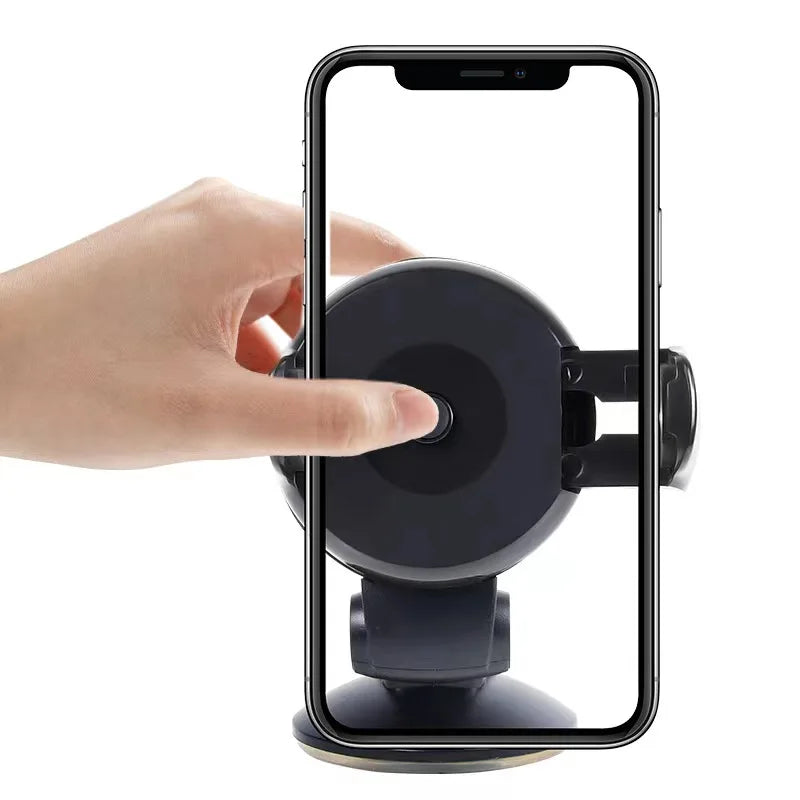 Universal car mobile phone holder, in-car phone mount, windshield cell phone holder, smartphone holder