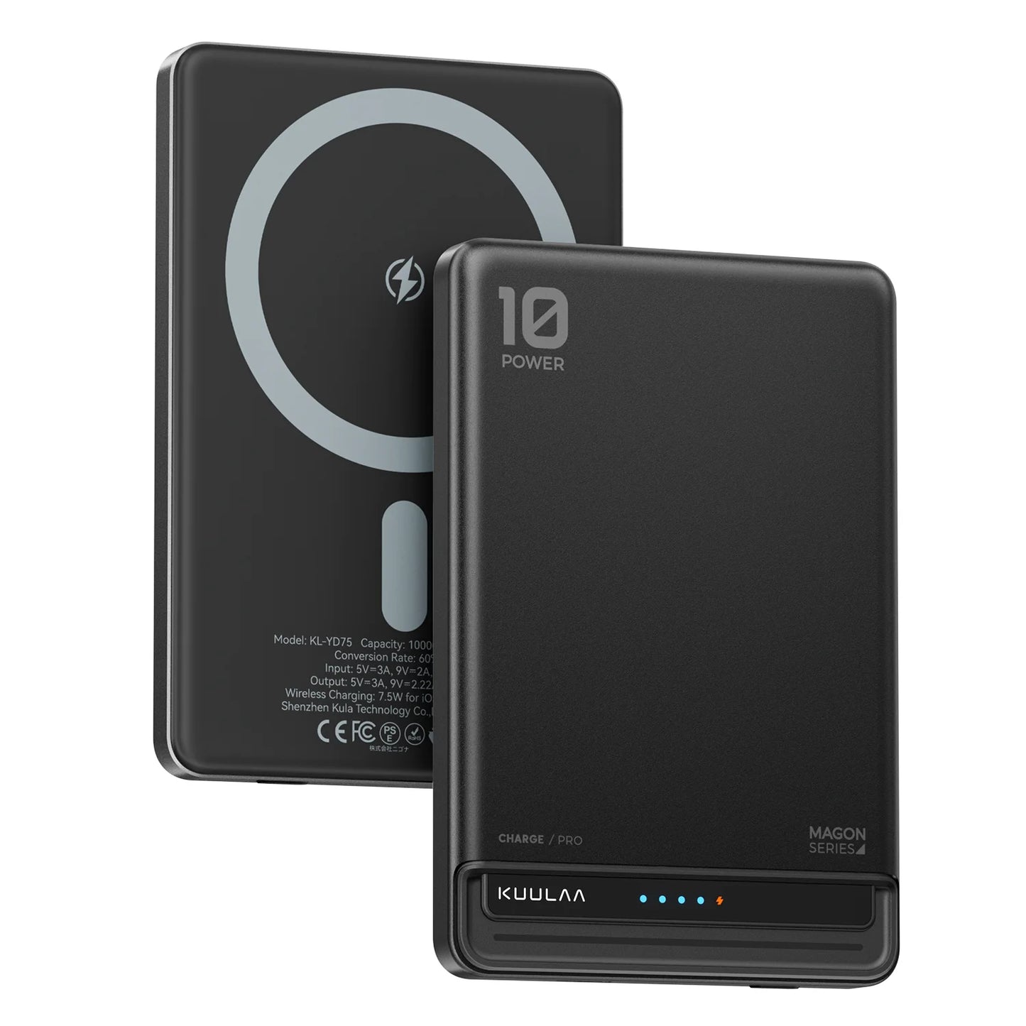 KUULAA batterie externe magnétique 10000Ah chargeur Portable sans fil 20W charge rapide pour magsafe pour iPhone 16 15 14 Por Max PowerBank