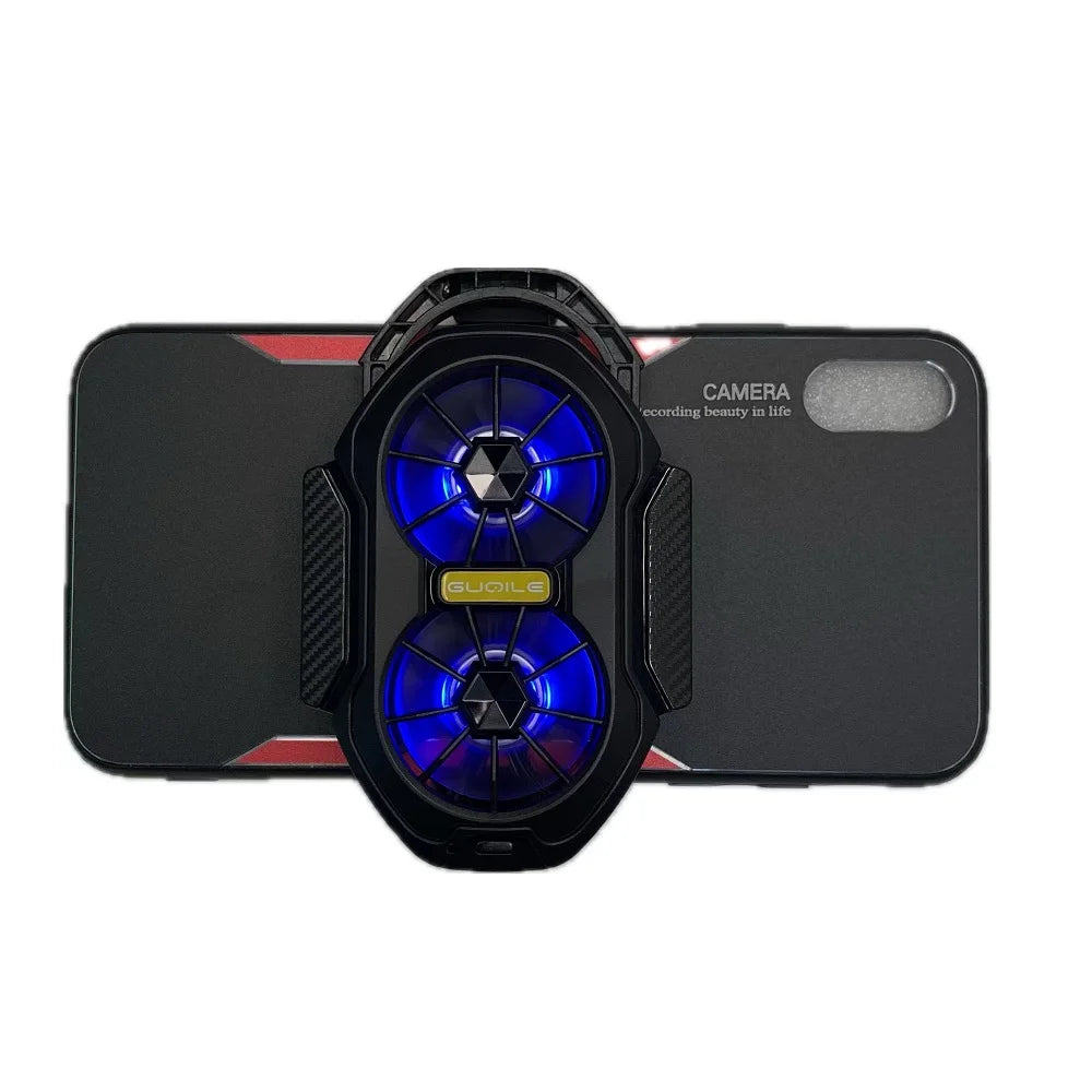 FS01 — Refroidisseur Téléphone Double Ventilateur Rechargeable Clip Gaming