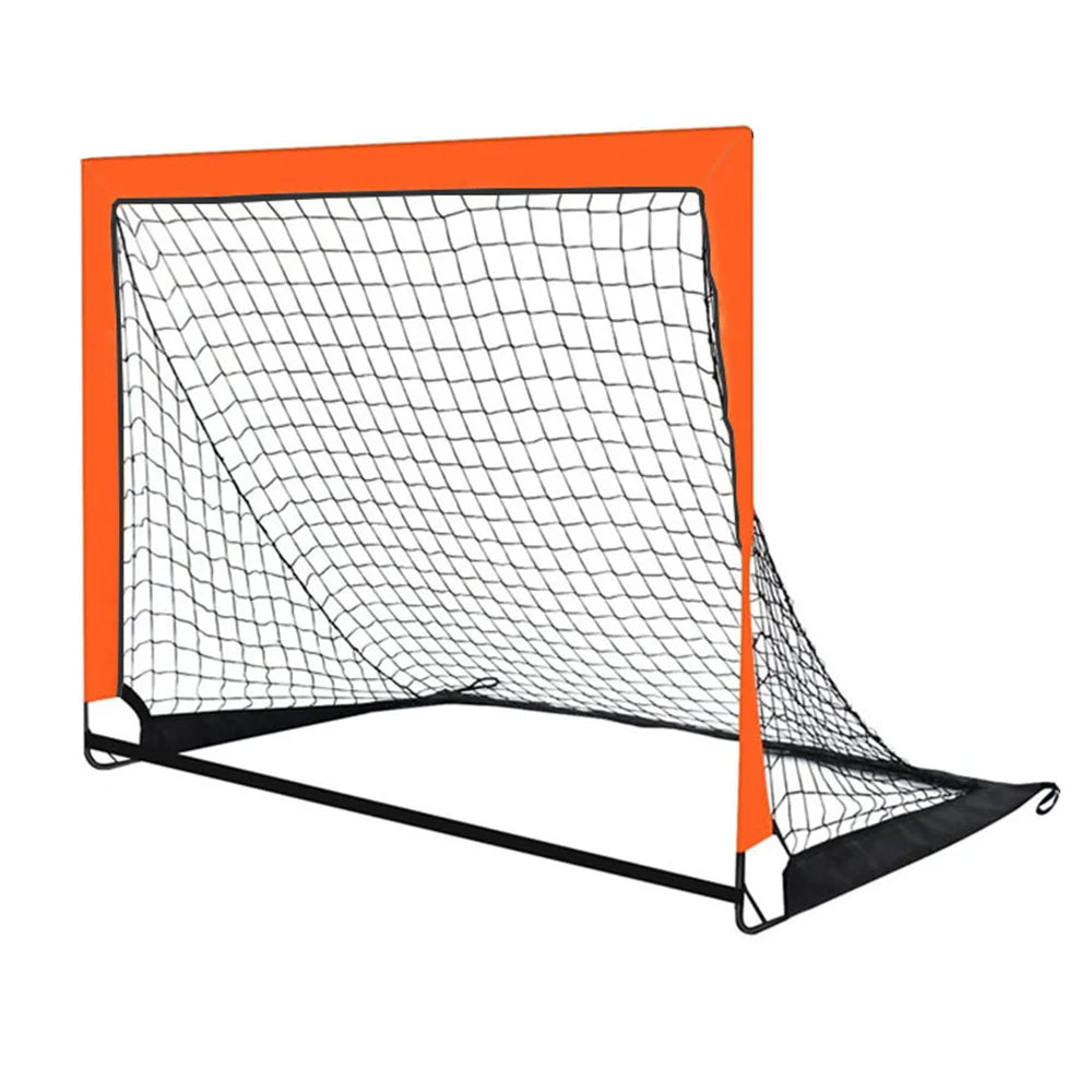 But de Football Pop-Up Portable Pliable Nylon — Entraînement Enfant, Jardin Intérieur & Extérieur