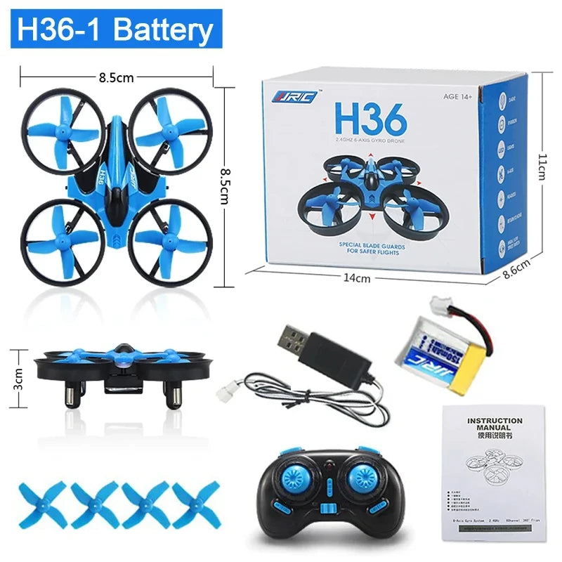 H36 Mini Drone 6 axes sans tête FPV Drones poche télécommande hélicoptère avion RC Dron quadrirotor jouets cadeau de noël pour les enfants