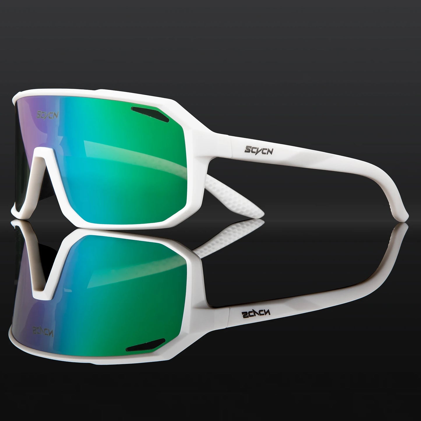SCVCN Men's Cycling Sunglasses Women's Mountain Bike Road Bike Driving Glasses Outdoor Sports Racing Eyewear UV400 Hiking Glasses