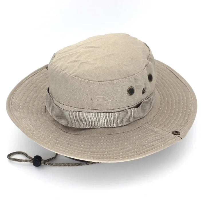 Sombrero para el sol para hombres y mujeres, gorra de camuflaje, para deportes al aire libre, tipo cubo, pesca, senderismo, caza, 60CM