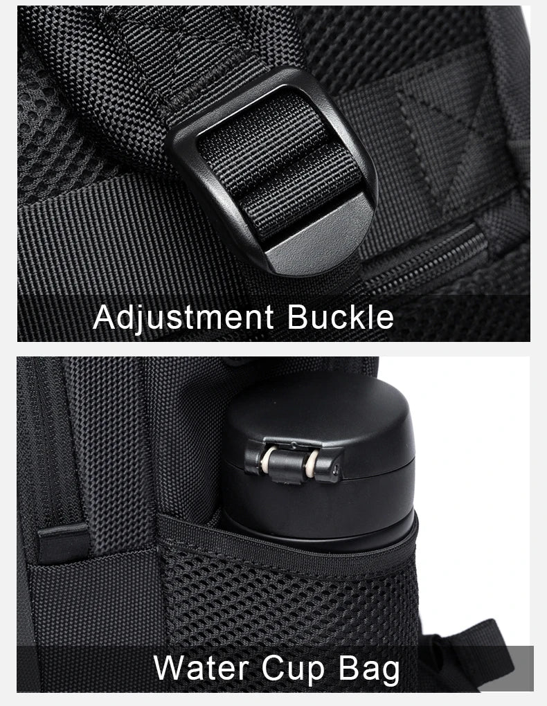 BANGE léger 15.6 pouces sac à dos pour ordinateur portable étanche USB Port de Charge multifonctionnel voyage randonnée sac d'école Mochila pour hommes