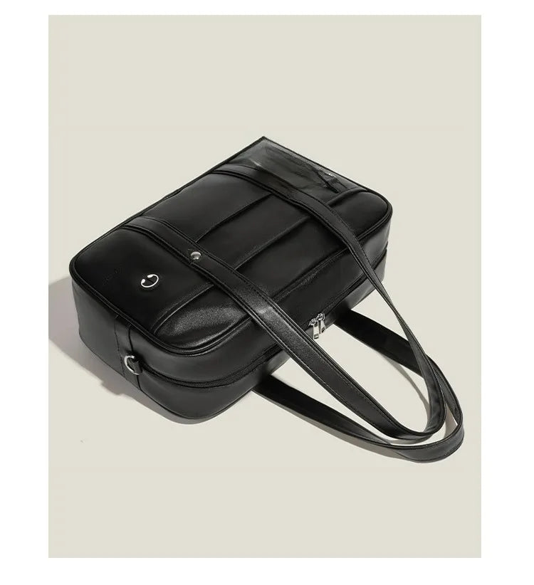 Two-dimensional Japanese JK uniform student bag, PU satchel for girls, wear-resistant and waterproof single-shoulder messenger handbag