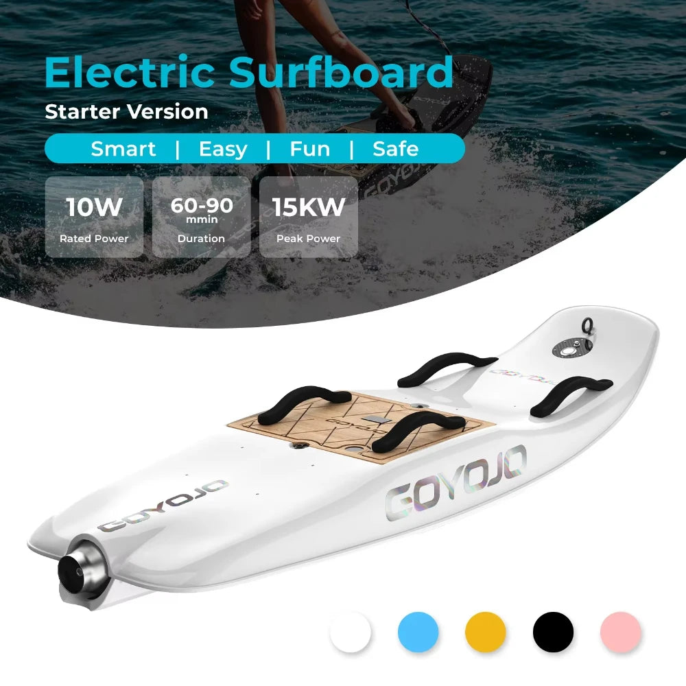 Planche de surf électrique à Jet d'eau en Fiber de carbone pour adulte avec planches à Jet électriques de surf à grande vitesse 10kw avec scooter d'eau intelligent à 3 queues