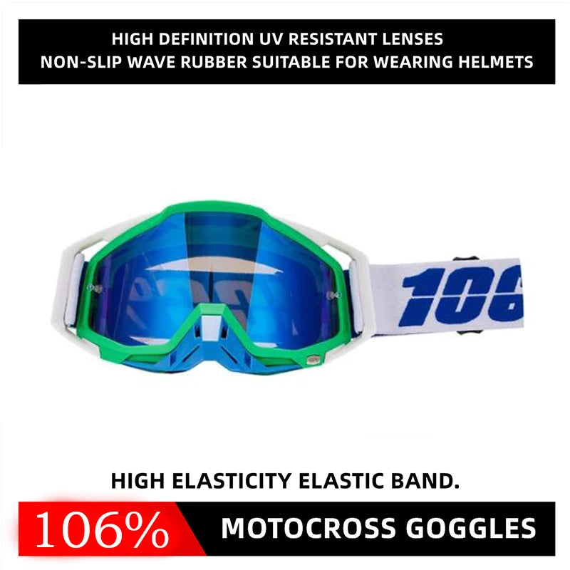 Motocross goggles, windproof and unbreakable glasses for ATV, UTV and off-road sports