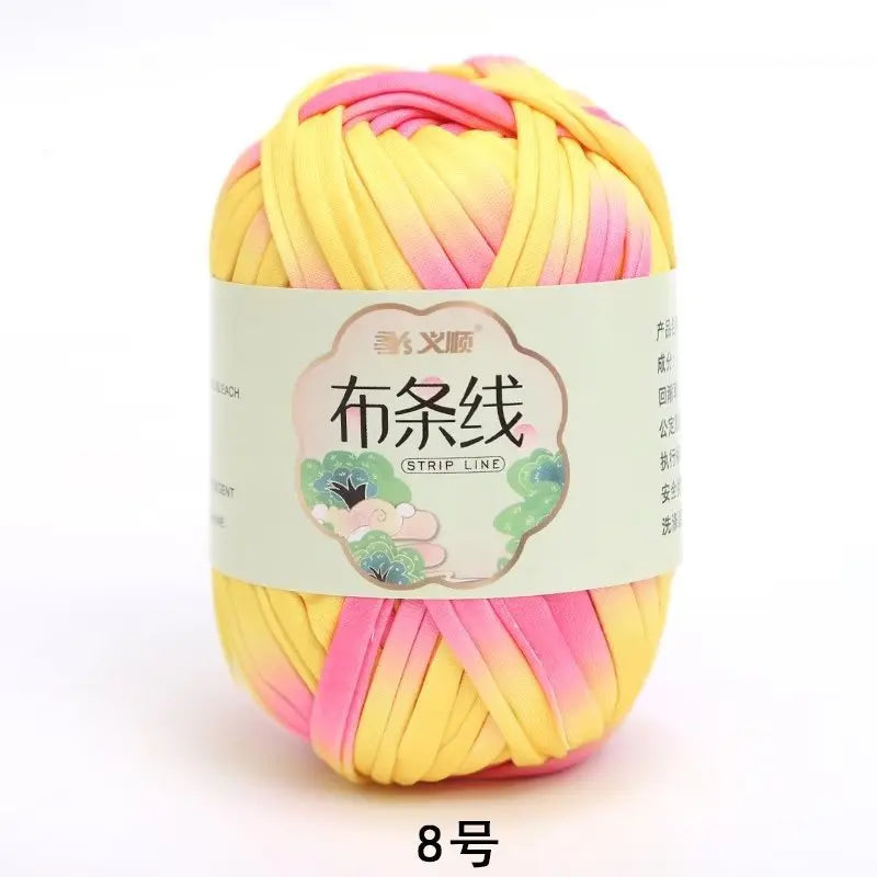Fil tricot en coton 100g pelote — crochet, couleur unie, bricolage, art, panier, sac, projets