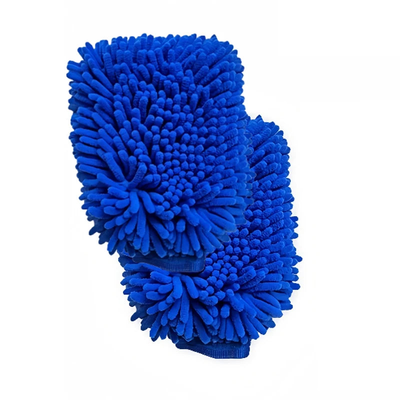 Gants de lavage de voiture en microfibre Chenille, nettoyage des rayures, soins non pelucheux, mitaines souples, dépoussiérage de véhicule automobile, Accessoires de moteur