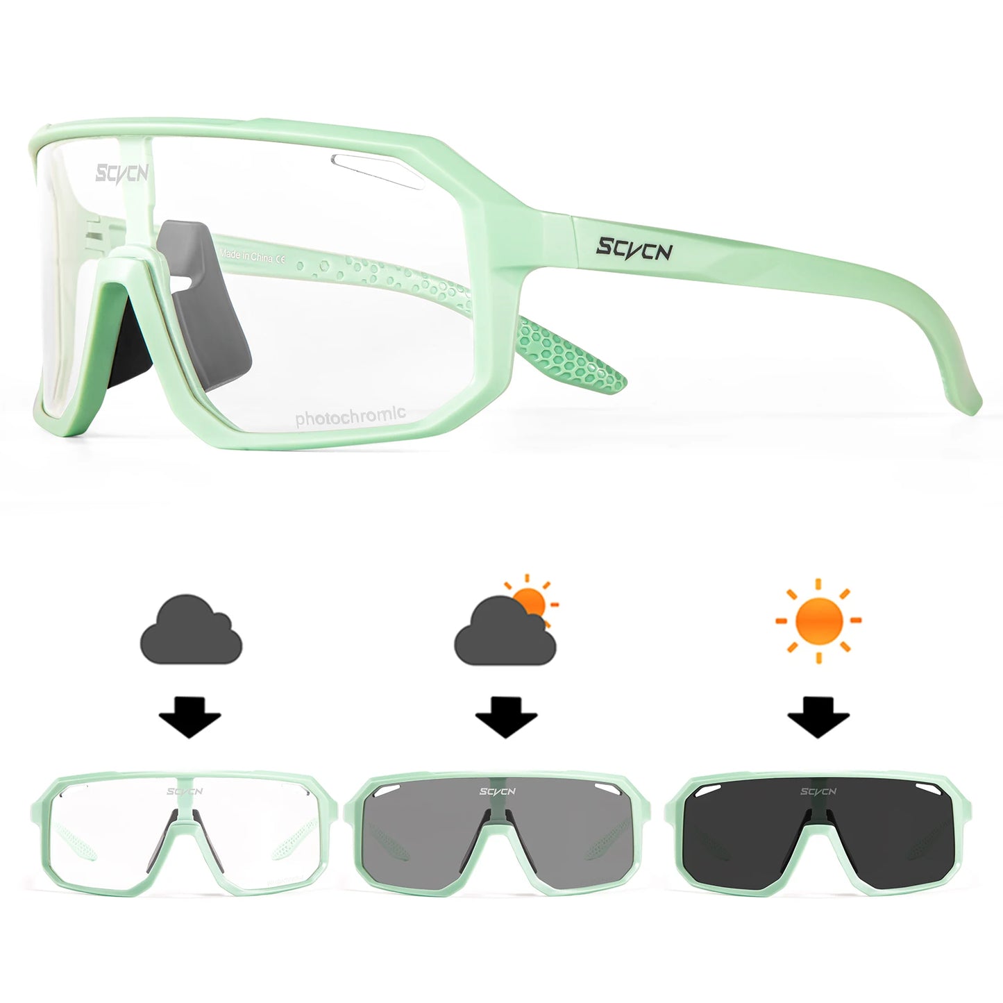 Lunettes de Cyclisme VTT UV400 — Course Conduite Sports Extérieur Homme Femme