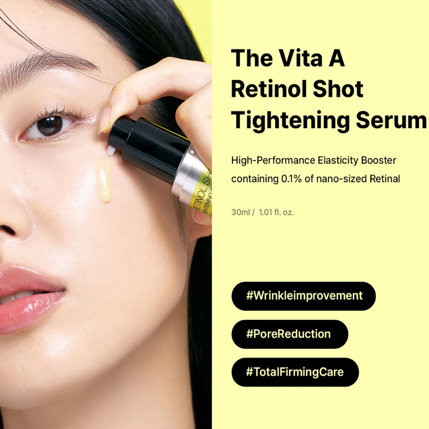 Sérum Rétinol Coréen Raffermissant — Crème Yeux Hydratante Anti-Cernes