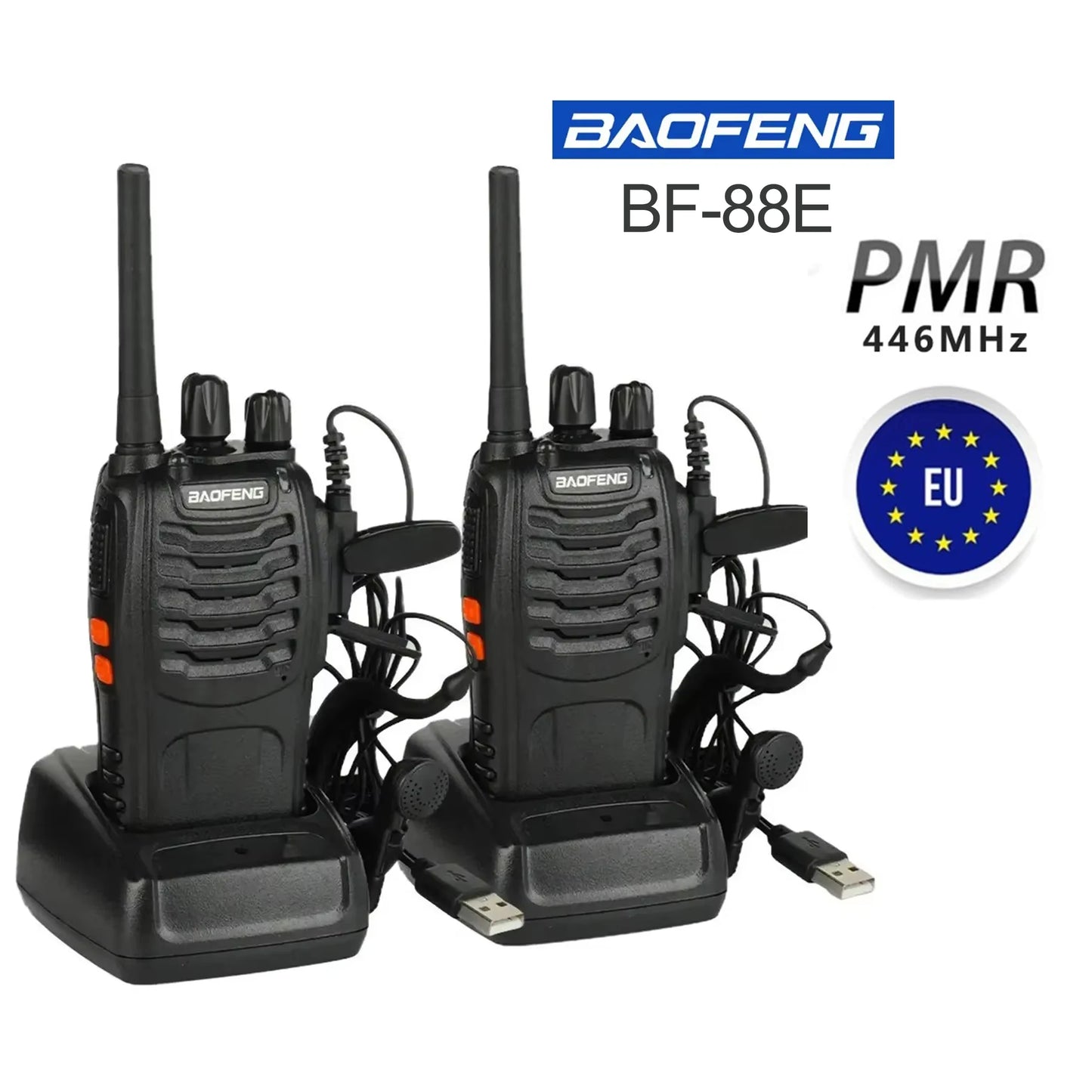 Fabricant Original Baofeng 2 4 6 Pack BF - 88E 5W talkie-walkie 10KM communication longue distance ultra-longue veille voyage sur route
