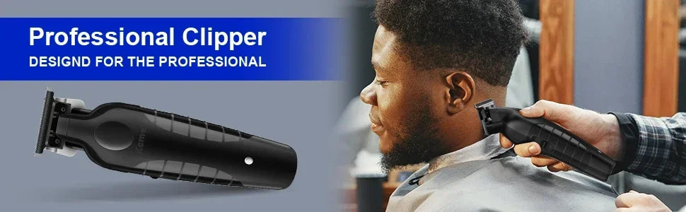 Kemei cortadora de pelo Km-809A Km-2299 Km-2024 cortadora de barba inalámbrica UBS Recargable potentes cortadoras de pelo eléctricas para hombres