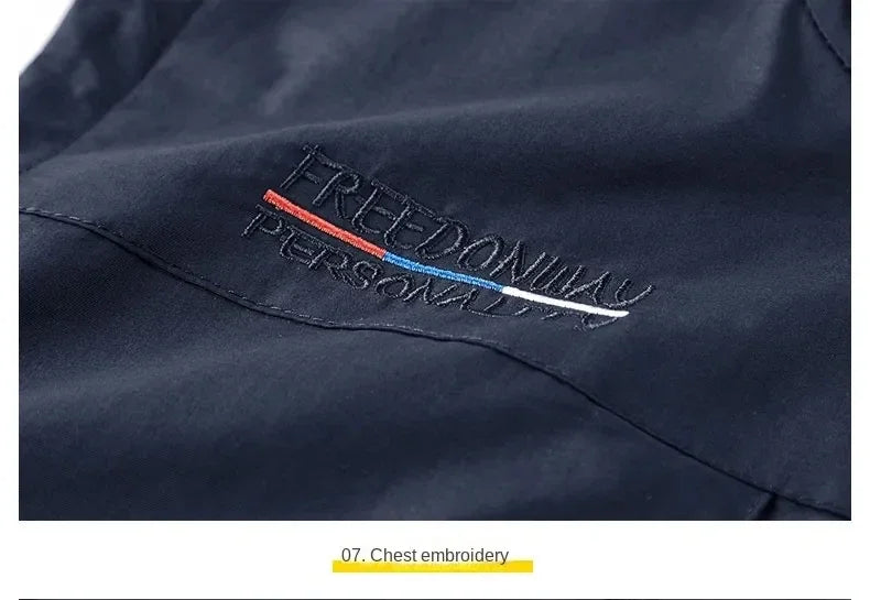 Chaqueta de senderismo para hombre, abrigo térmico, cálido, informal, metropolitano, glaMan, ropa térmica de lujo, talla grande, moda, invierno