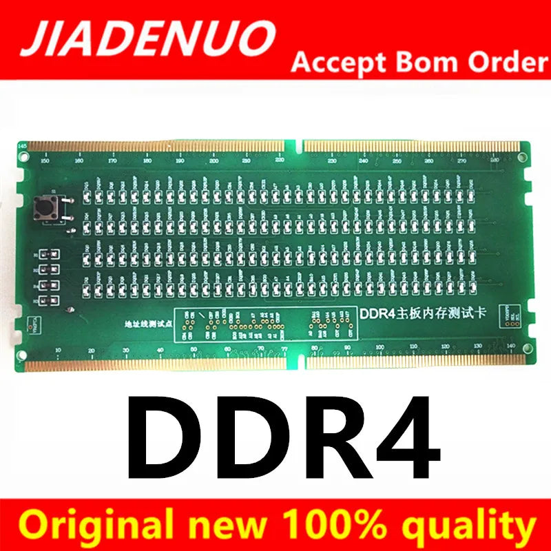 Carte de test d'analyseur de diagnostic SDRAM SO-DIMM, carte de test LED pour ordinateur portable, testeur de connecteurs de mémoire DDR2 DDR3 DDR4 DDR5