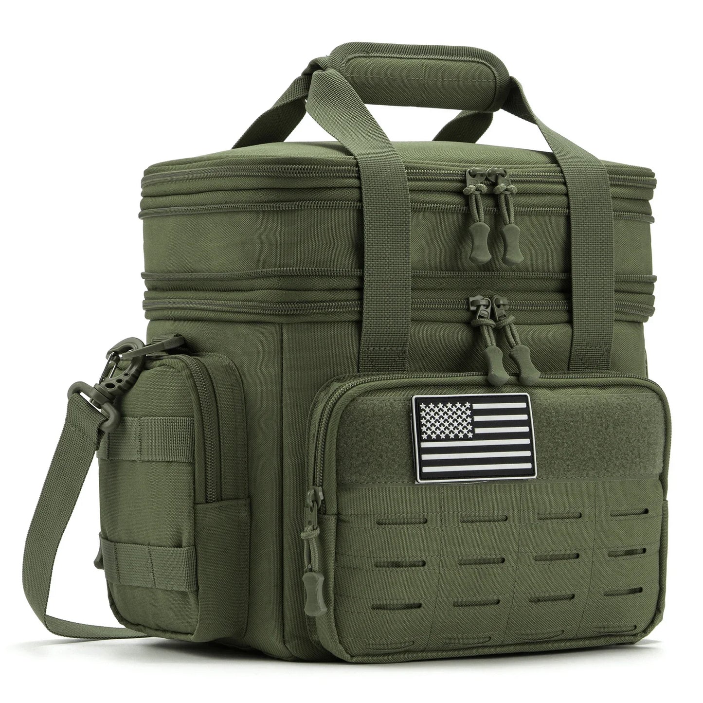 Boîte à déjeuner tactique 18L pour hommes, sac isotherme extensible et robuste, sac thermique étanche, travail Camping pique-nique en plein air