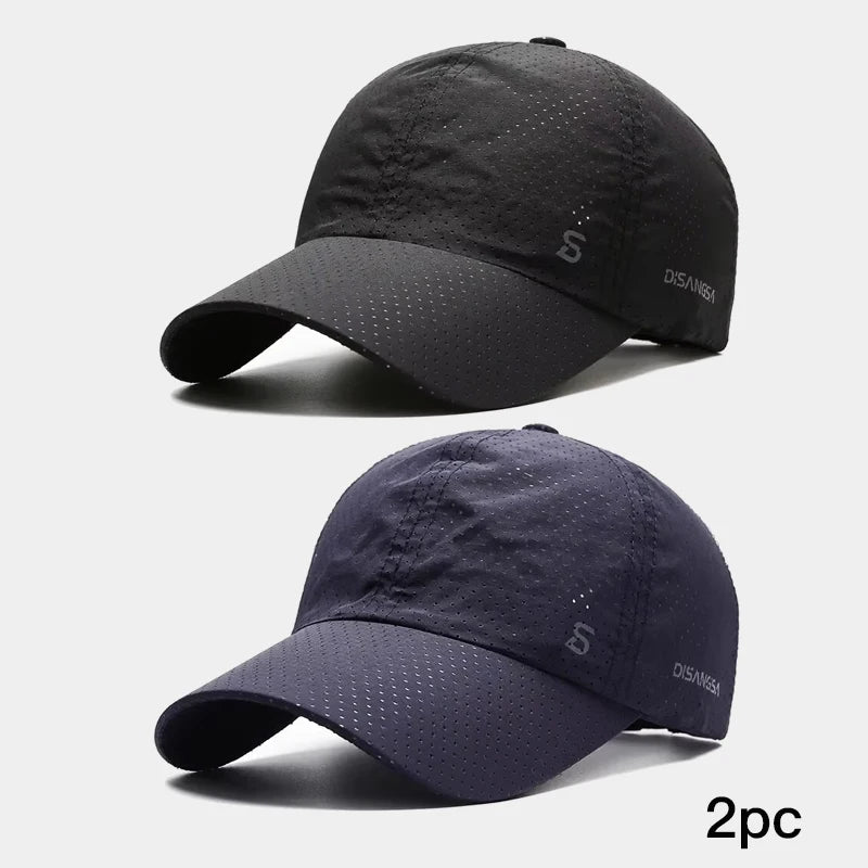 Casquette de course pour hommes, Design Original, fine, séchage rapide, respirant, langue de canard, plein air, soleil, pêche d'été, casquette de Baseball