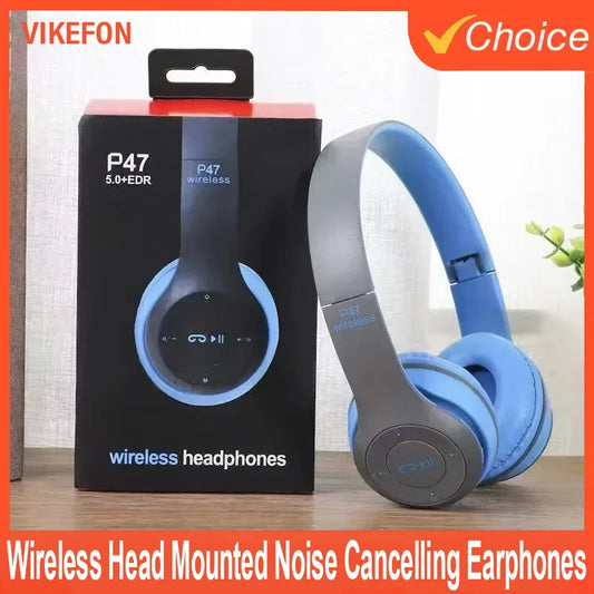 Casque d'écoute sans fil Bluetooth 5.0, Portable et pliable, multifonctionnel, pour connexion Bluetooth, carte TF, connexion filaire