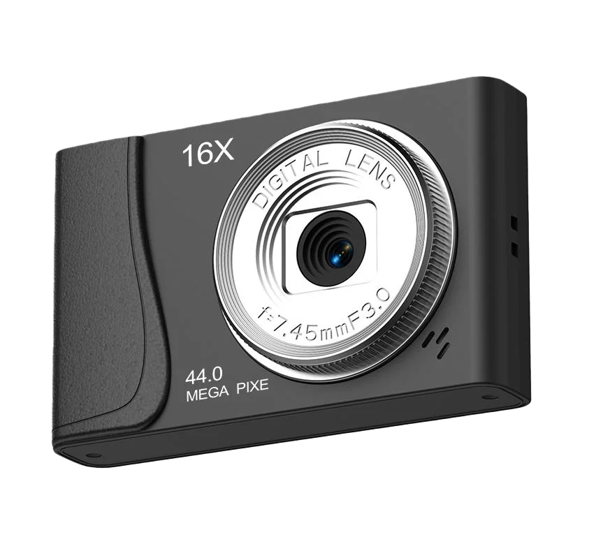 Videocámara retro CCD de 24 millones de píxeles, cámara digital 4K, zoom 16x, cámaras compactas, enfoque automático para principiantes adultos, fotografía para niños