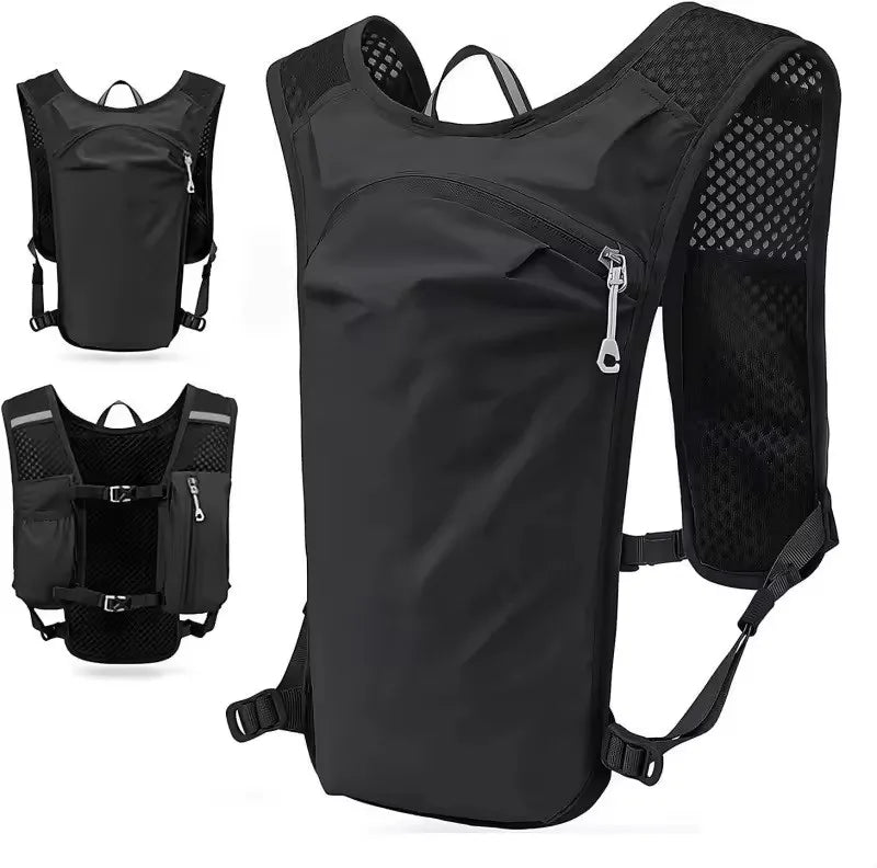 Ventes d'usine course hydratation gilet sac à dos pour randonnée cyclisme Marathon léger eau poitrine Pack avec poche de rangement pour téléphone