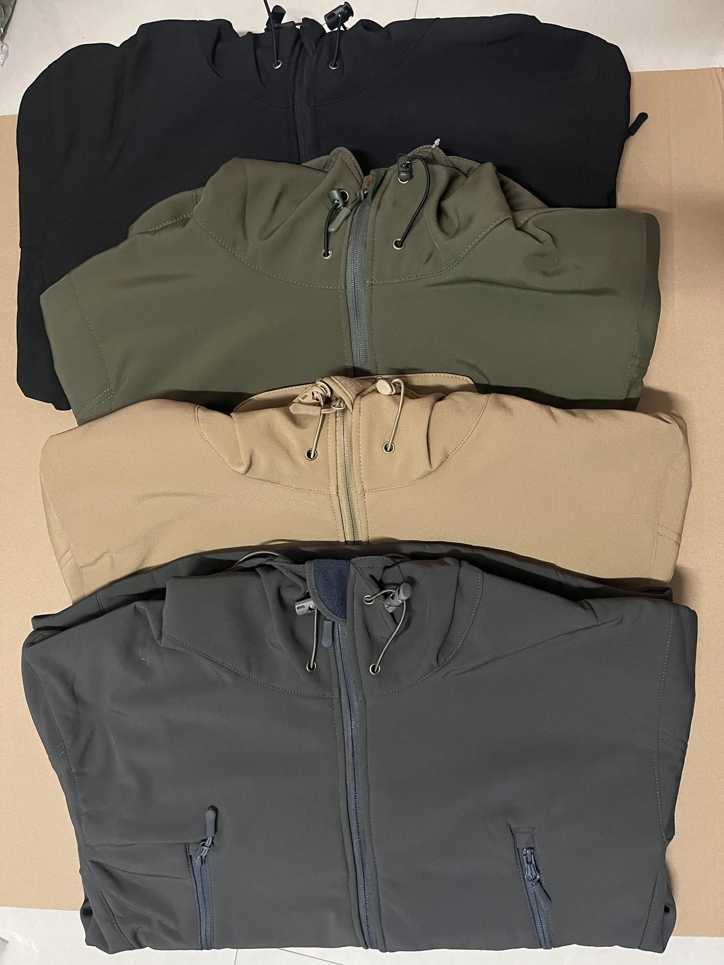Vestes polaires SoftShell pour hommes, manteau coupe-vent à capuche, pêche, randonnée, Camping, escalade, ski, pantalons chauds, automne et hiver